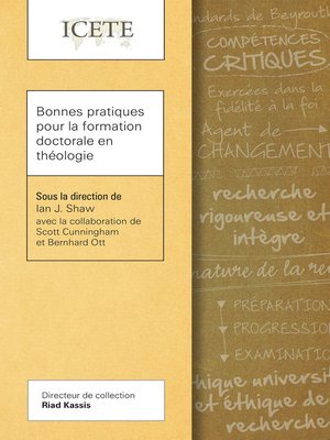 cover image of Bonnes pratiques pour la formation doctorale en théologie